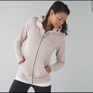 Lululemon Butter Pink Scuba Hoodie